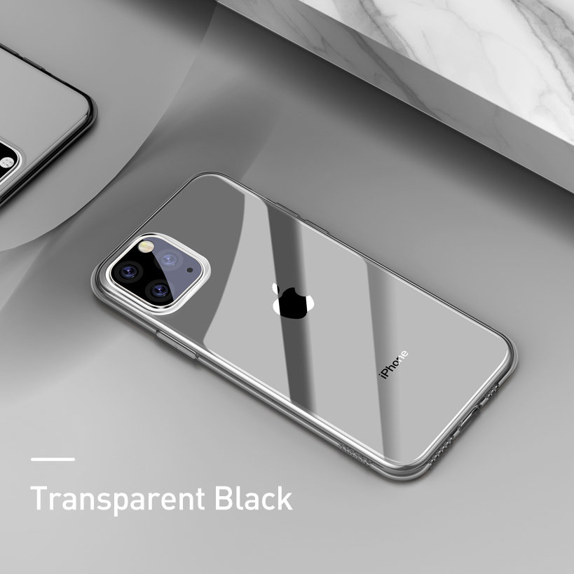 Чехол Baseus Simplicity для iPhone 11 Pro Max Чёрный ARAPIPH65S-01 чехол baseus jelly liquid для iphone 11 pro чёрный wiapiph58s gd01