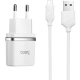 Сетевой адаптер HOCO C11 Smart Белый + кабель MicroUSB - Изображение 202462