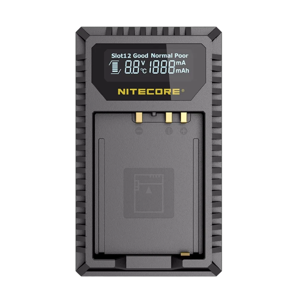 Зарядное устройство Nitecore FX1 для NP-W126/NP-W126S зарядное устройство nitecore ums2 18650 21700 на 2 акб intellicharge v2 совместимо с li ion imr и ni mh ni cd аккумуляторами с автоматическим определением