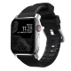 Ремешок Nomad Rugged Strap V.2 для Apple Watch 42/44 mm Черный с серебряной фурнитурой - Изображение 139975