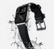 Ремешок Nomad Rugged Strap V.2 для Apple Watch 42/44 mm Черный с серебряной фурнитурой - Изображение 139976