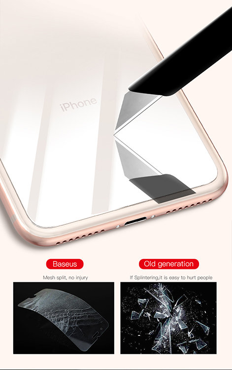 Стекло на заднюю крышку Baseus Back Glass Film 0.3мм для iPhone 8 SGAPIPH8N-BM02 от Kremlinstore