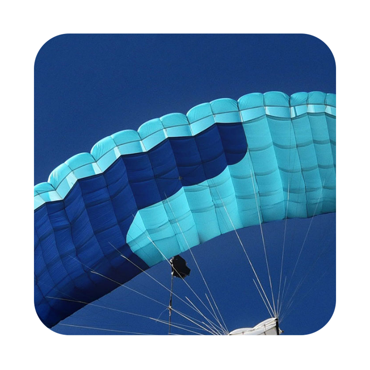 Гамак Zaofeng Parachute Cloth Hammock Синий - фото 5