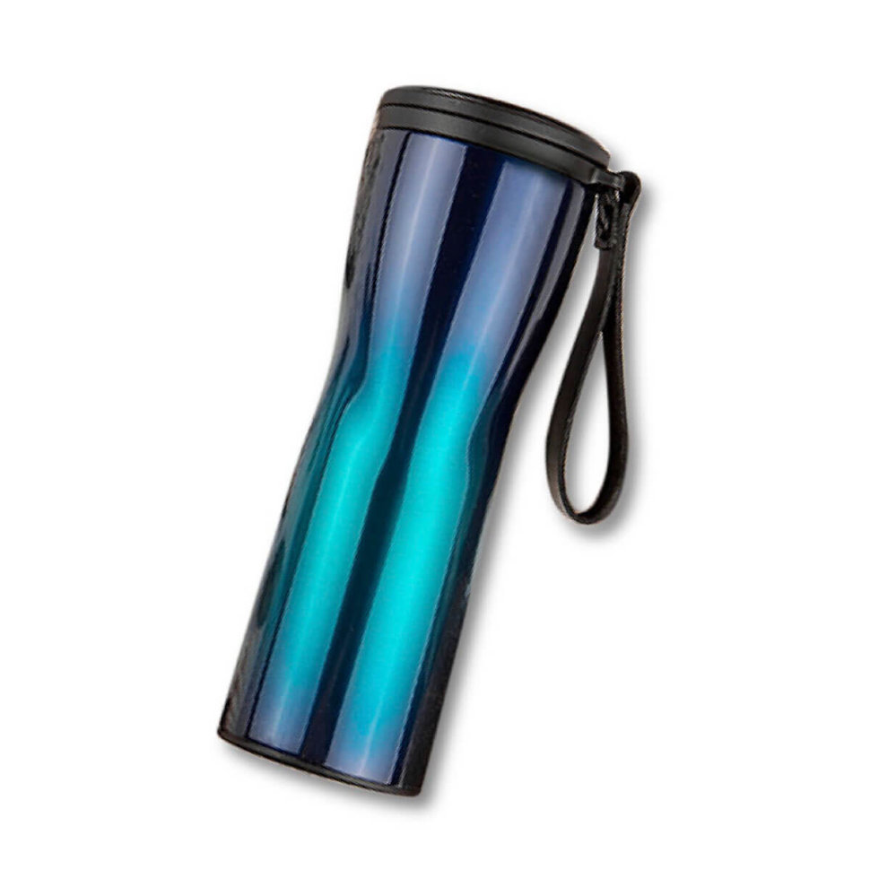 Термокружка Xiaomi Kiss Kiss Fish MOKA Smart Cup OLED 430мл Градиент синий S-U45CW2 - фото 1