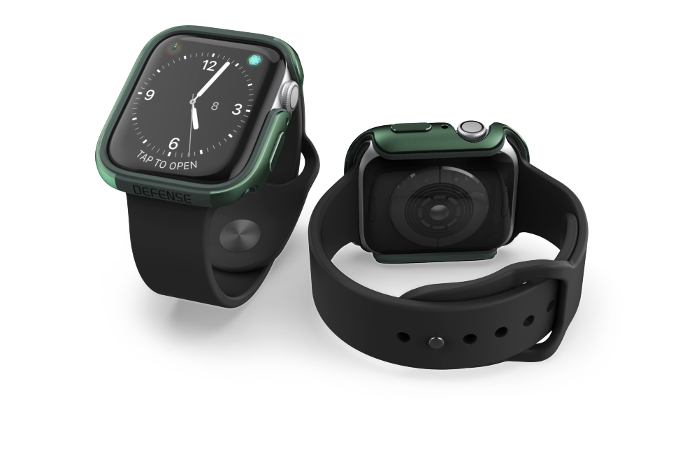 Чехол X-Doria Defense Edge для Apple Watch 44мм Зеленый 488327