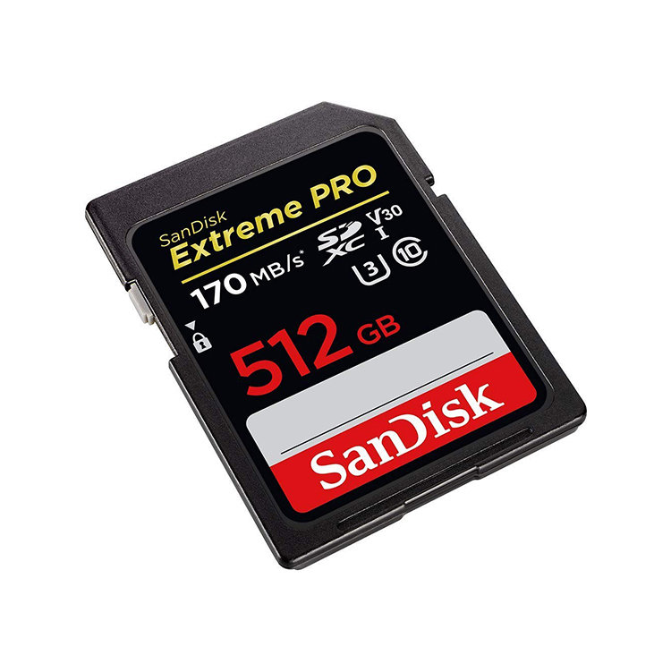 Карта памяти SanDisk Extreme Pro SDXC Card 512GB V30 UHS- I U3 SDSDXXY-512G-GN4IN