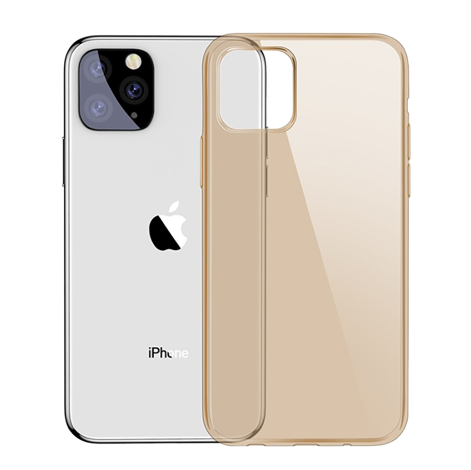 Чехол Baseus Simplicity для iPhone 11 Pro Max Золото ARAPIPH65S-0V