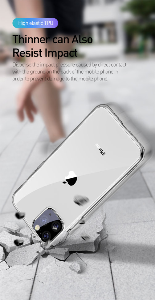 Чехол Baseus Simplicity для iPhone 11 Pro Max Золото ARAPIPH65S-0V - фото 7