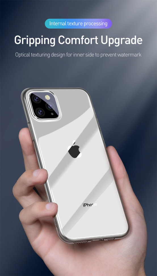 Чехол Baseus Simplicity для iPhone 11 Pro Max Золото ARAPIPH65S-0V - фото 8