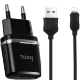 Сетевой адаптер HOCO C12 Smart Чёрный + кабель Lightning 1м - Изображение 202469