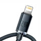 Кабель Baseus Crystal Shine CW-FXP USB - Lightning 2.4A 1.2м Чёрный - Изображение 206457