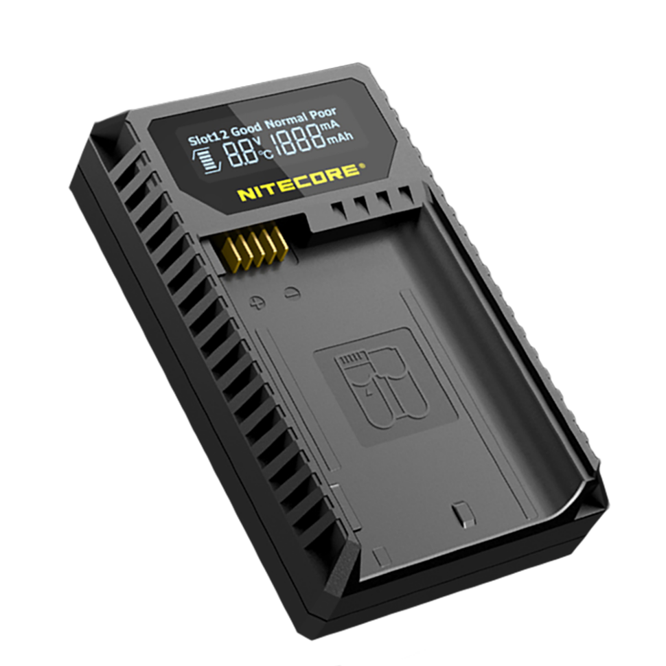 Зарядное устройство Nitecore UNK2 для EN-EL15/EN-EL15a/EN-EL15b зарядное устройство интерскол зу 1 5 18 2401 116