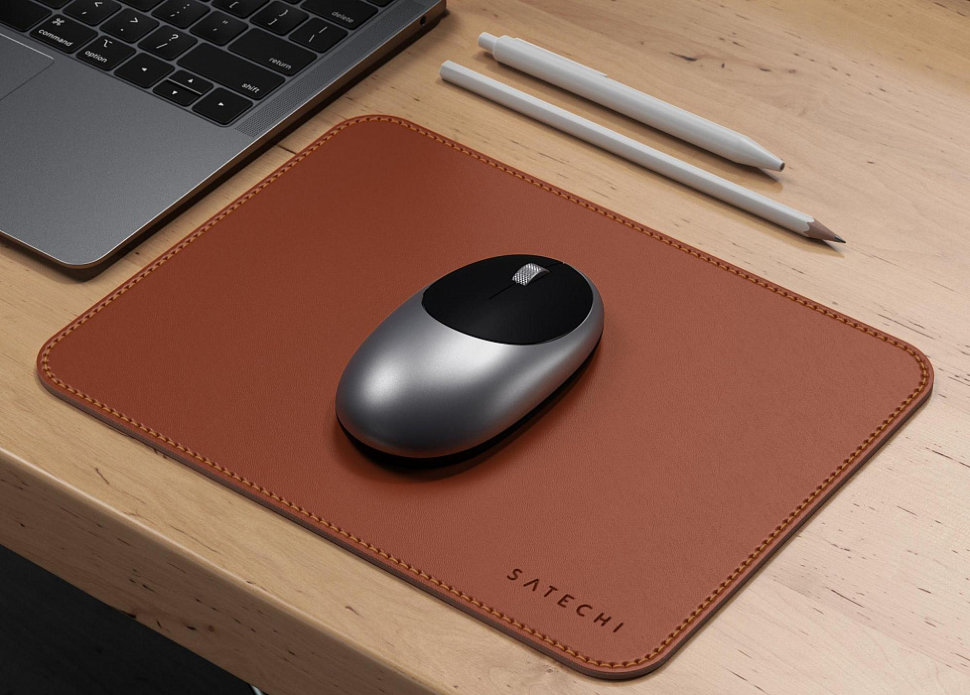 Коврик Satechi Eco Leather Mouse Pad для компьютерной мыши Коричневый ST-ELMPN