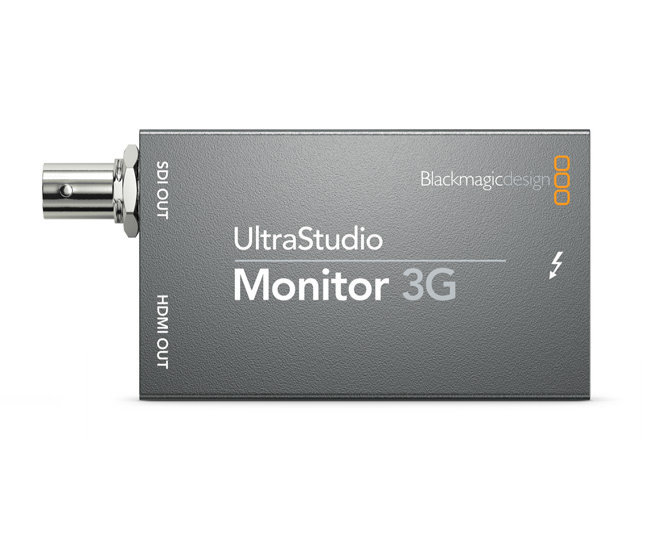 Карта вывода видео Blackmagic UltraStudio Monitor 3G + кабель Apple Thunderbolt 3 - фото 3