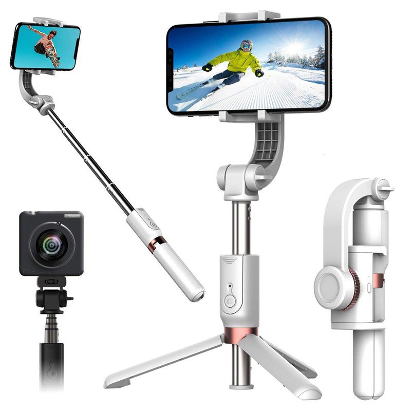 Стабилизатор Momax Selfie Stable одноосевой Белый (Уцененный кат. А) - фото 4