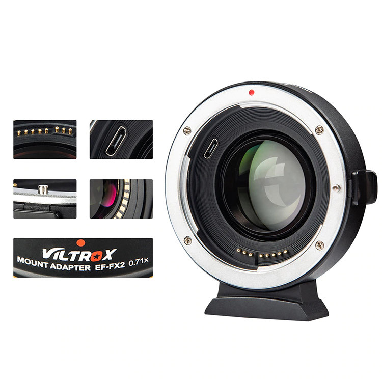 Адаптер Viltrox EF-FX2 для объектива Canon EF на байонет Fuji X-mount - фото 6