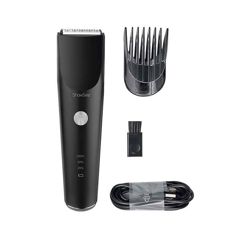 Машинка для стрижки волос Xiaomi ShowSee Electric Hair Clipper C2 Чёрная - фото 8