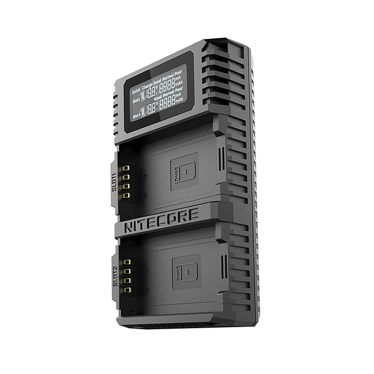 Зарядное устройство Nitecore UCN2 PRO для LP-E6N зарядное устройство greenworks g24uc2 24 в
