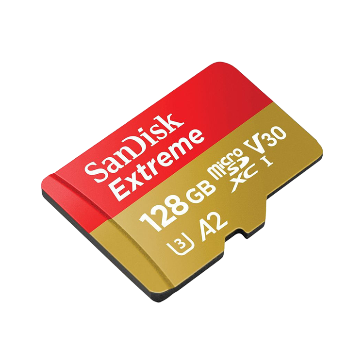 Карта памяти Sandisk Extreme microSDXC A2 C10 V30 UHS-I U4 128GB + SD Adapter + Rescue Pro Deluxe SDSQXA1-128G-GN6MA от Kremlinstore