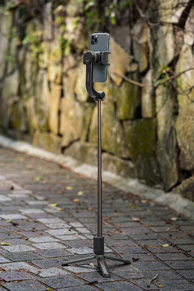 Стабилизатор Momax Selfie Stable2 одноосевой Чёрный KM15D - фото 4