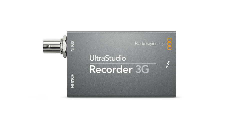 Карта захвата видео Blackmagic UltraStudio Recorder 3G + кабель Apple Thunderbolt 3 - фото 2
