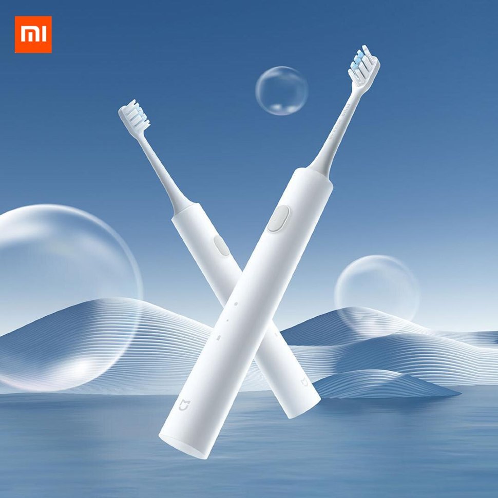 Электрическая зубная щетка Xiaomi Mijia Sonic Electric Toothbrush T301 Белая MES605 - фото 2