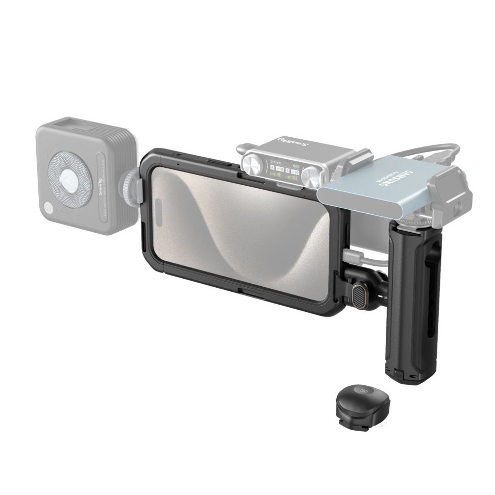 Клетка SmallRig 4393 Video Kit (Single Handheld) для iPhone 15 Pro Max комплект светофильтров nisi ip a p2 landscape kit для iphone nisi ipa p2 landkit
