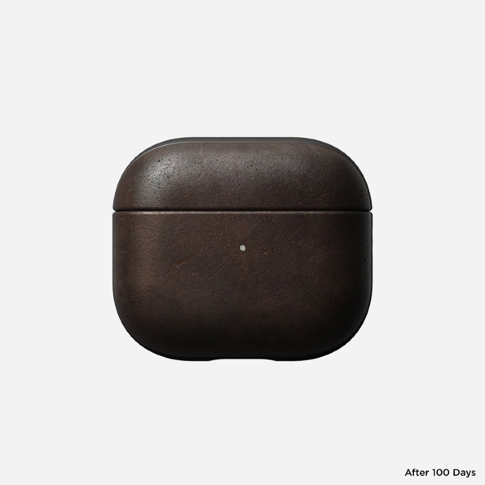 Чехол Nomad Modern Leather Case для Apple Airpods 3 (2021) Коричневый NM01001485 - фото 5