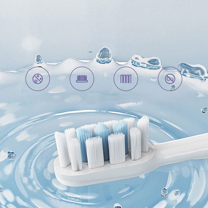 Электрическая зубная щетка Xiaomi Mijia Sonic Electric Toothbrush T302 Серебро MES608 - фото 6