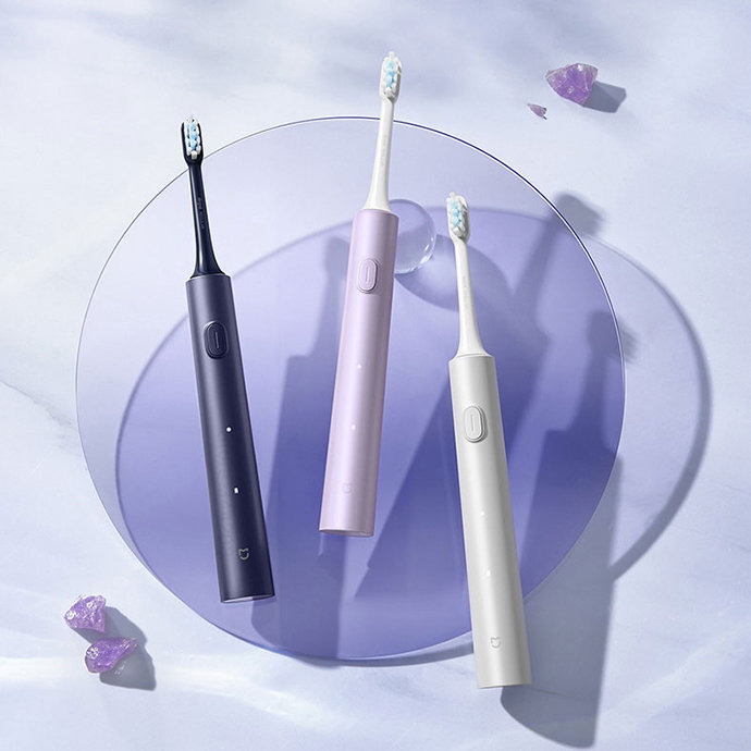 Электрическая зубная щетка Xiaomi Mijia Sonic Electric Toothbrush T302 Серебро MES608 - фото 7