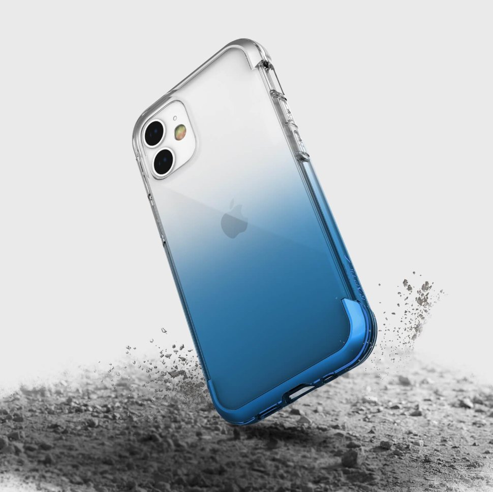 Чехол Raptic Air для iPhone 12 mini Синий градиент 491556 - фото 8