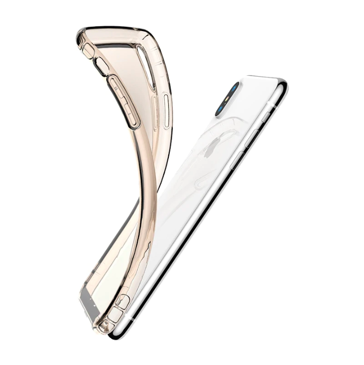 Чехол Baseus Safety Airbags Case для iPhone X/Xs Transparent Gold ARAPIPH58-SF0V - фото 6