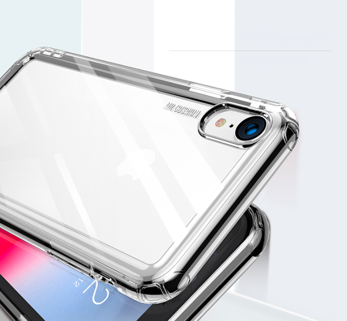 Чехол Baseus Safety Airbags Case для iPhone X/Xs Transparent Gold ARAPIPH58-SF0V - фото 7