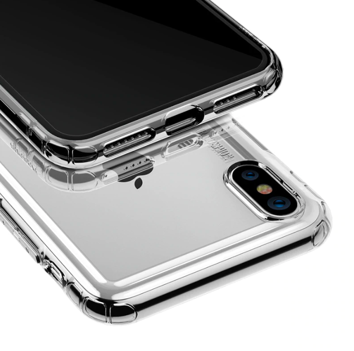 Чехол Baseus Safety Airbags Case для iPhone X/Xs Transparent Gold ARAPIPH58-SF0V - фото 8