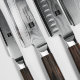 Набор ножей из дамасской стали HuoHou HU0073 Set of 5 Damascus Knife Sets (4 ножа + подставка) - Изображение 181169