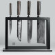 Набор ножей из дамасской стали HuoHou HU0073 Set of 5 Damascus Knife Sets (4 ножа + подставка) - Изображение 181171