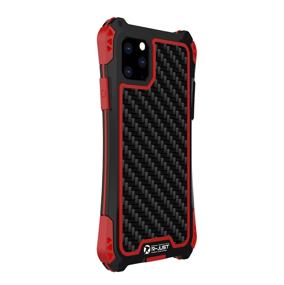 Чехол R-Just Amira для iPhone 11 Pro Чёрный-красный 