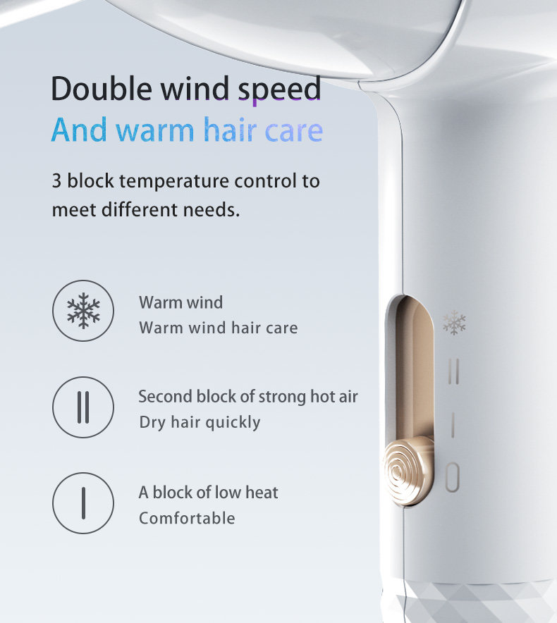 Фен для волос Xiaomi Enchen Air Plus Hair Dryer (Global) - фото 7