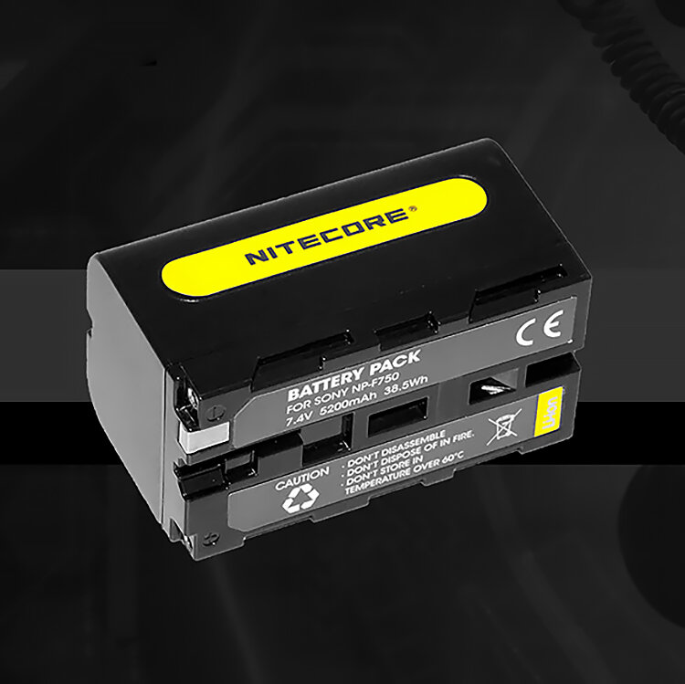 Аккумулятор Nitecore NP-F750 (38.5Wh) аккумулятор kingma lp e6nh 2400мач