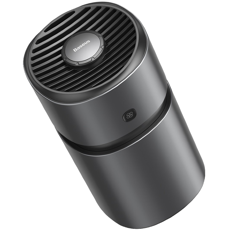 Ароматизатор с портативным вентилятором Baseus Breeze fan Air Freshener Чёрный SUXUN-WF01