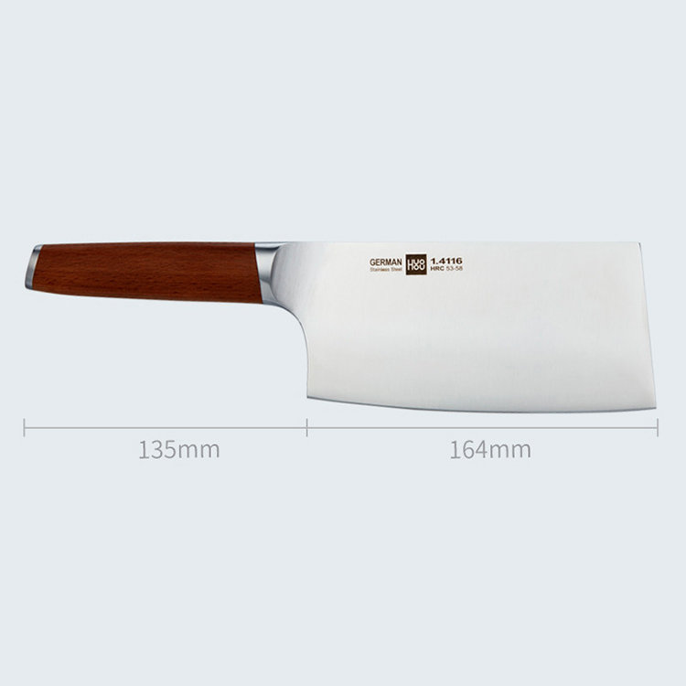 Набор ножей Xiaomi HuoHou German Steel Kitchen Knife Set HU0158 - фото 8