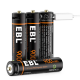 Комплект аккумуляторных батарей EBL USB Rechargeable AAA 1.5V 900mwh (4шт + зарядный кабель) - Изображение 201080