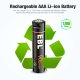 Комплект аккумуляторных батарей EBL USB Rechargeable AAA 1.5V 900mwh (4шт + зарядный кабель) - Изображение 201084