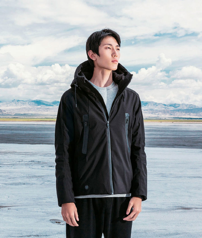 Куртка с подогревом Xiaomi 90 Points Temperature Control Jacket (XL) Чёрная - фото 1