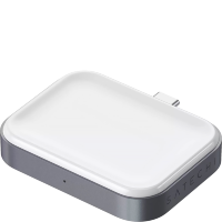 Беспроводная зарядка Satechi USB-C Wireless Charging Dock для AirPods Серый