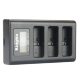 Зарядное устройство тройное KingMa Triple charger для GoPro Hero 5/6/7/8 - Изображение 112496