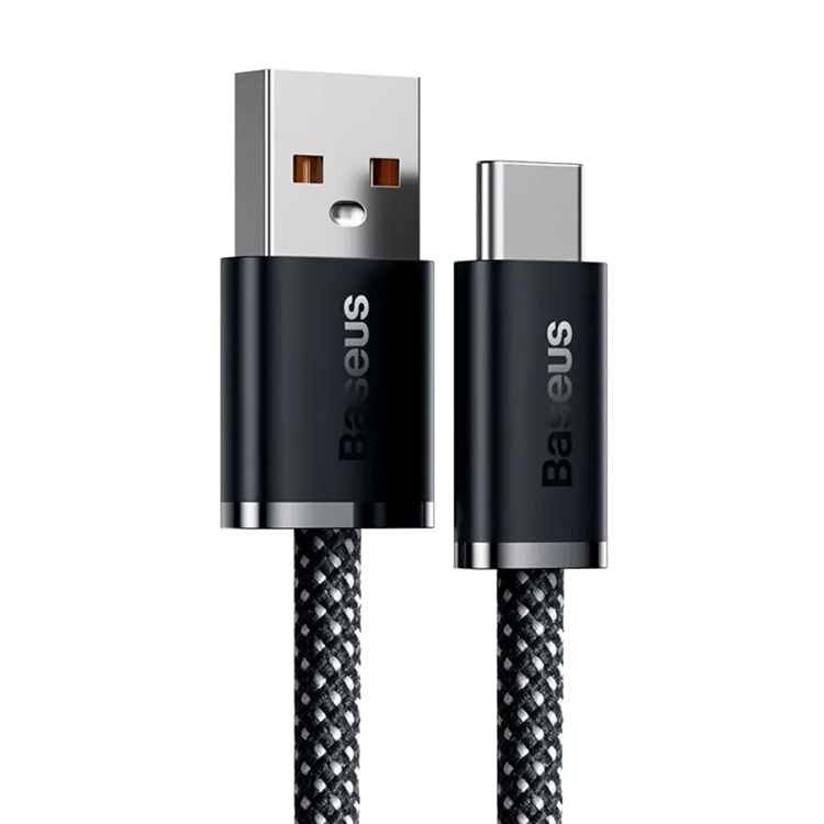 Кабель Baseus Dynamic USB - Type-C 100W 2м Серый CALD000716 - фото 1