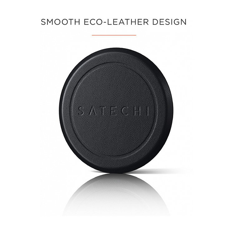 Магнитная накладка Satechi Magnetic Sticker для iPhone 11/12 Чёрная ST-ELMSK - фото 6