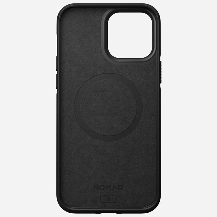 Чехол Nomad Modern Leather MagSafe для iPhone 13 Pro Max Чёрный NM01063285 - фото 5