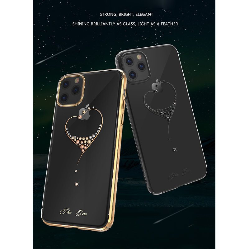 Чехол PQY Wish для iPhone 11 Pro Max Чёрный Kingxbar IP 6.5 чехол x doria defense lux для iphone 11 pro чёрный карбон 484473